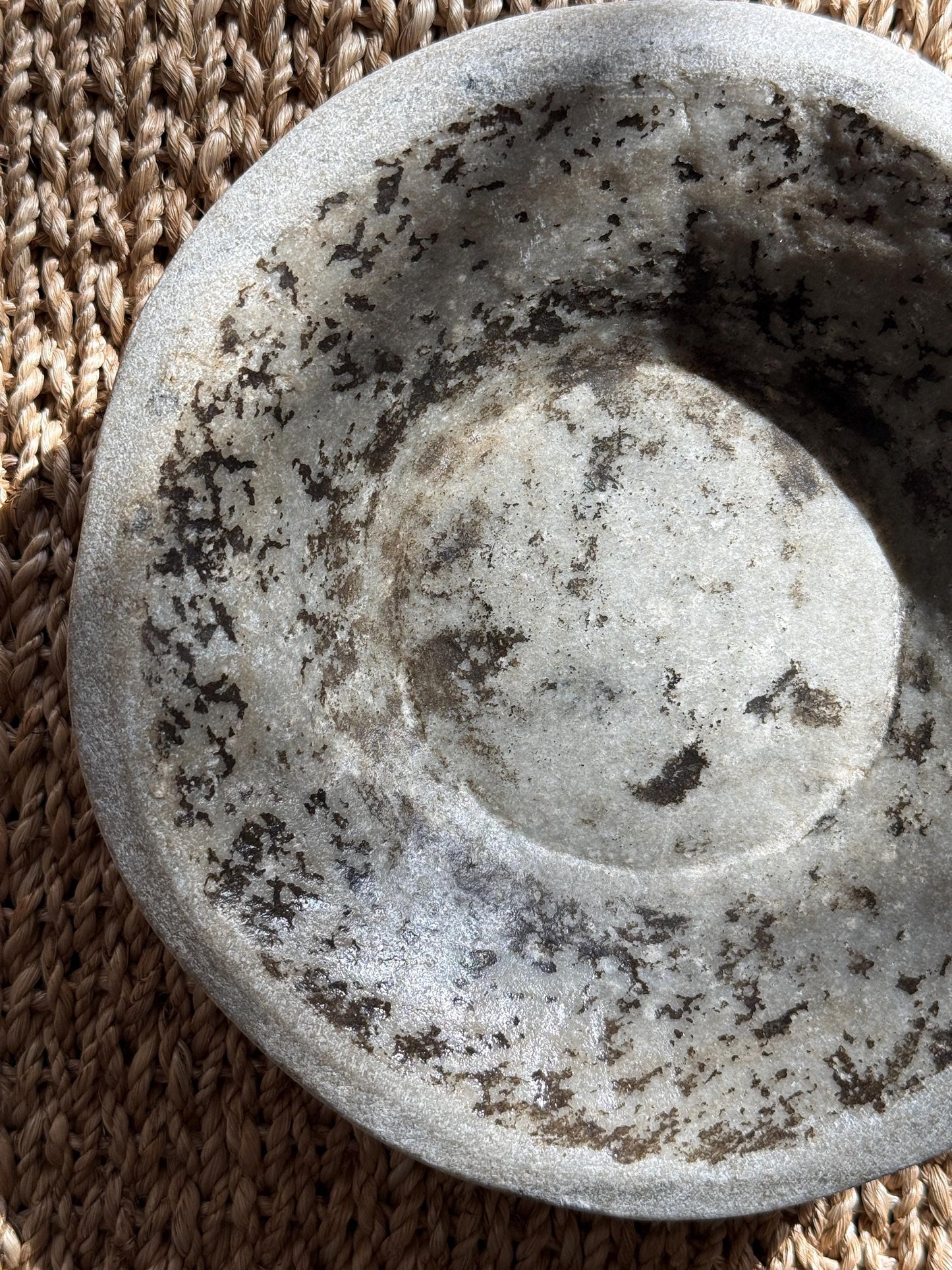 Vintage Raw Stone Bowl
