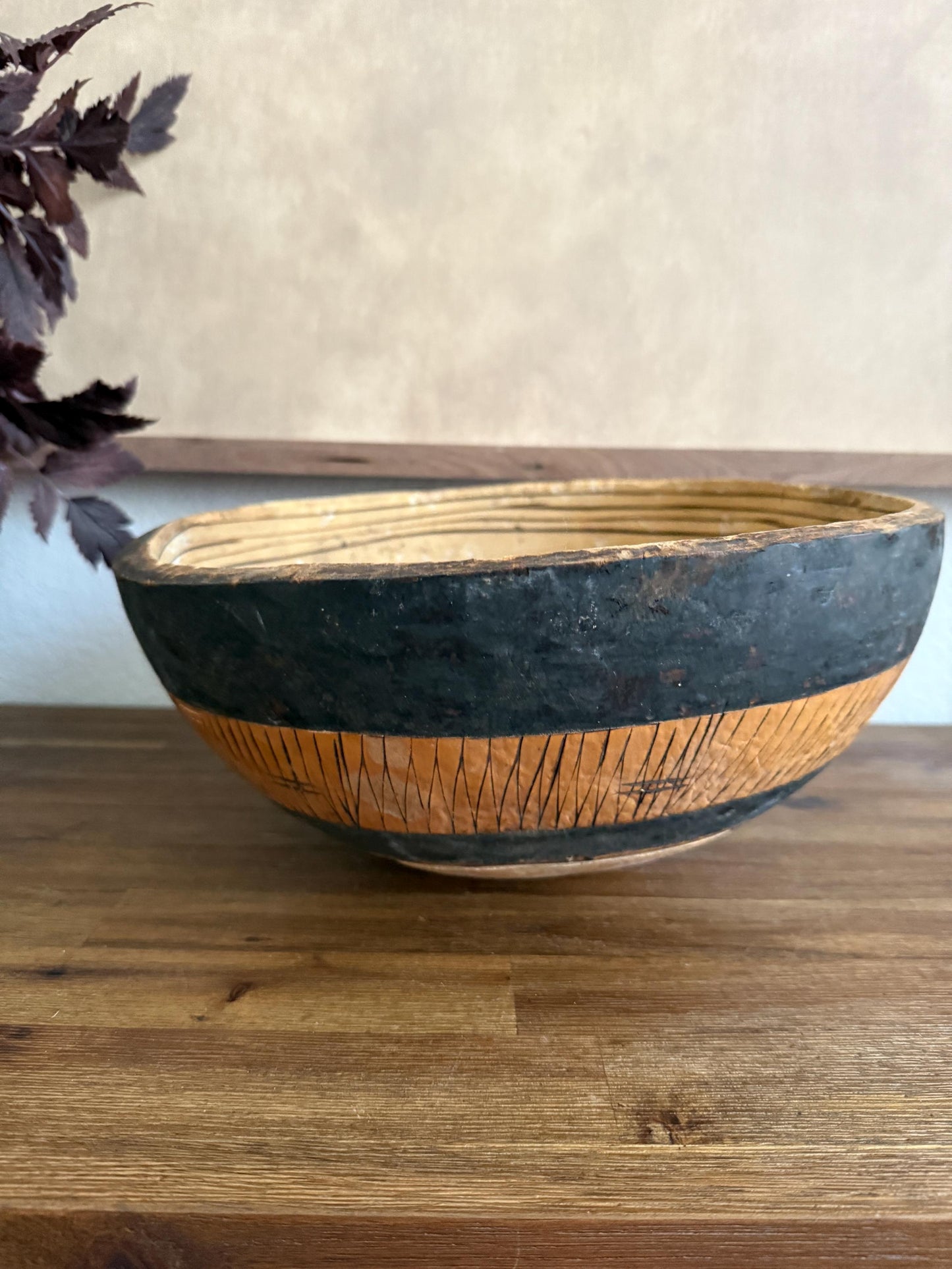 African Calabash Gourd Bowl from Nigeria
