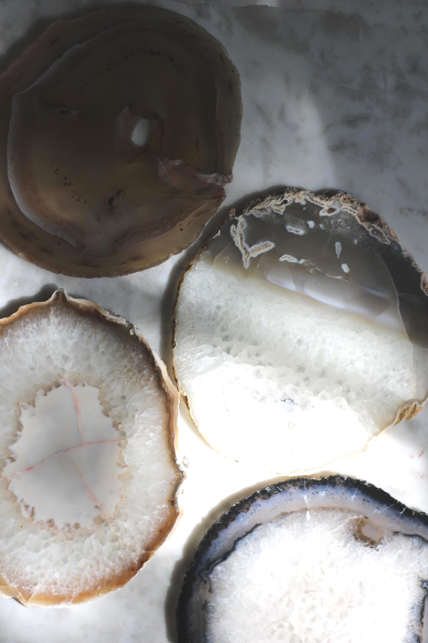 Natural Agate Slice Coaster