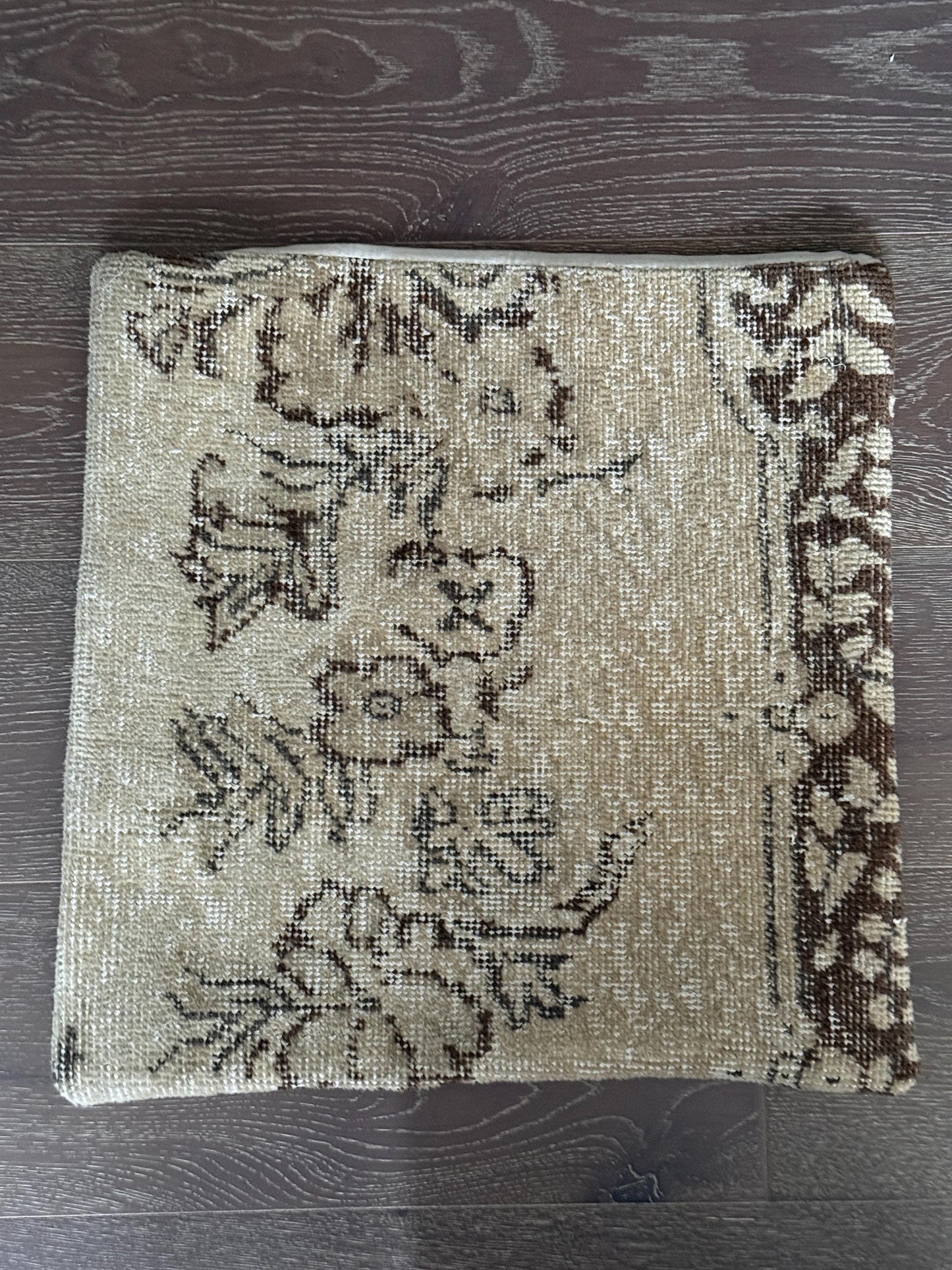 Turkish Rug Pillow Cover 19x19 Kilim