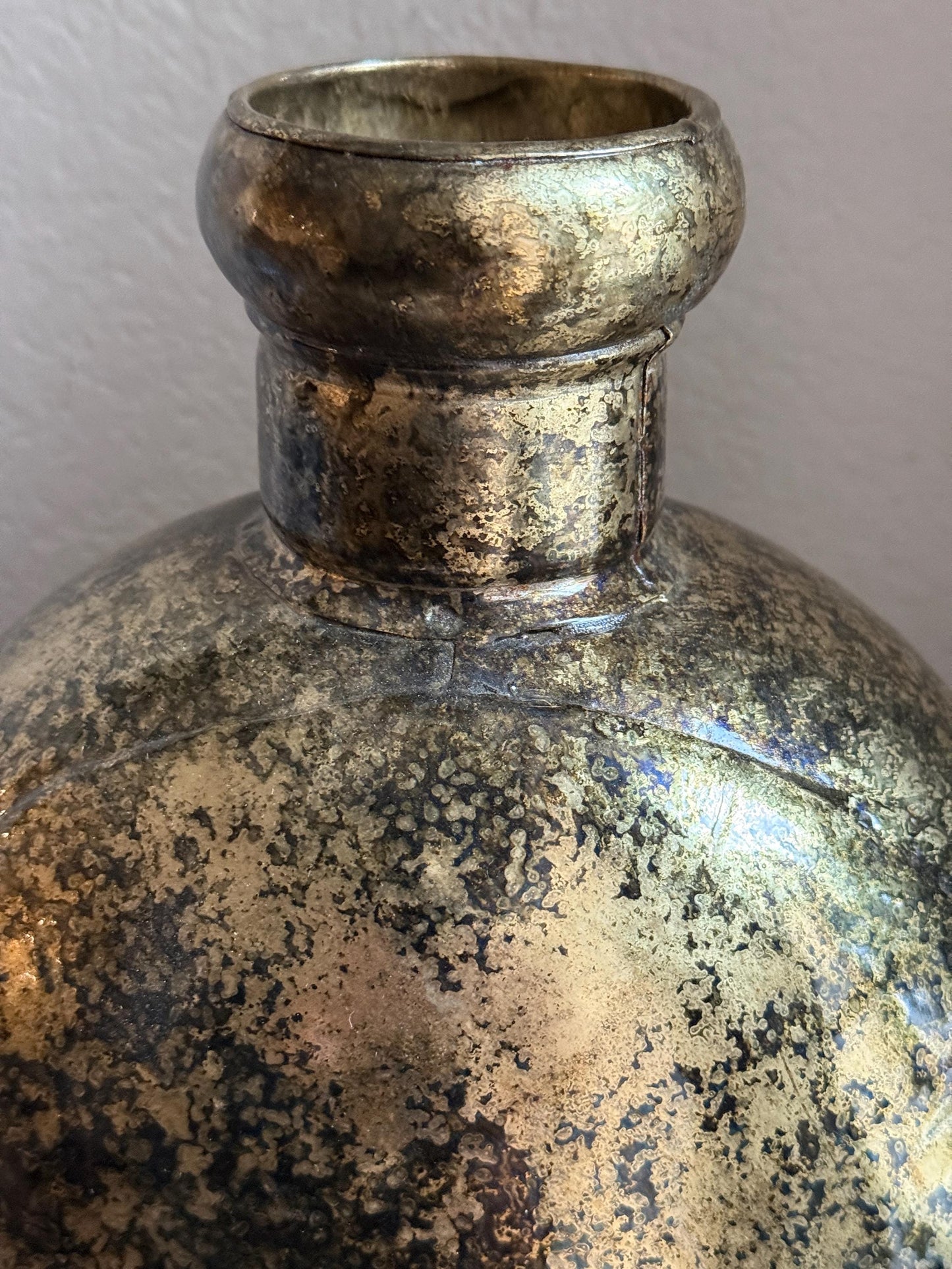 Vintage Iron Vessel