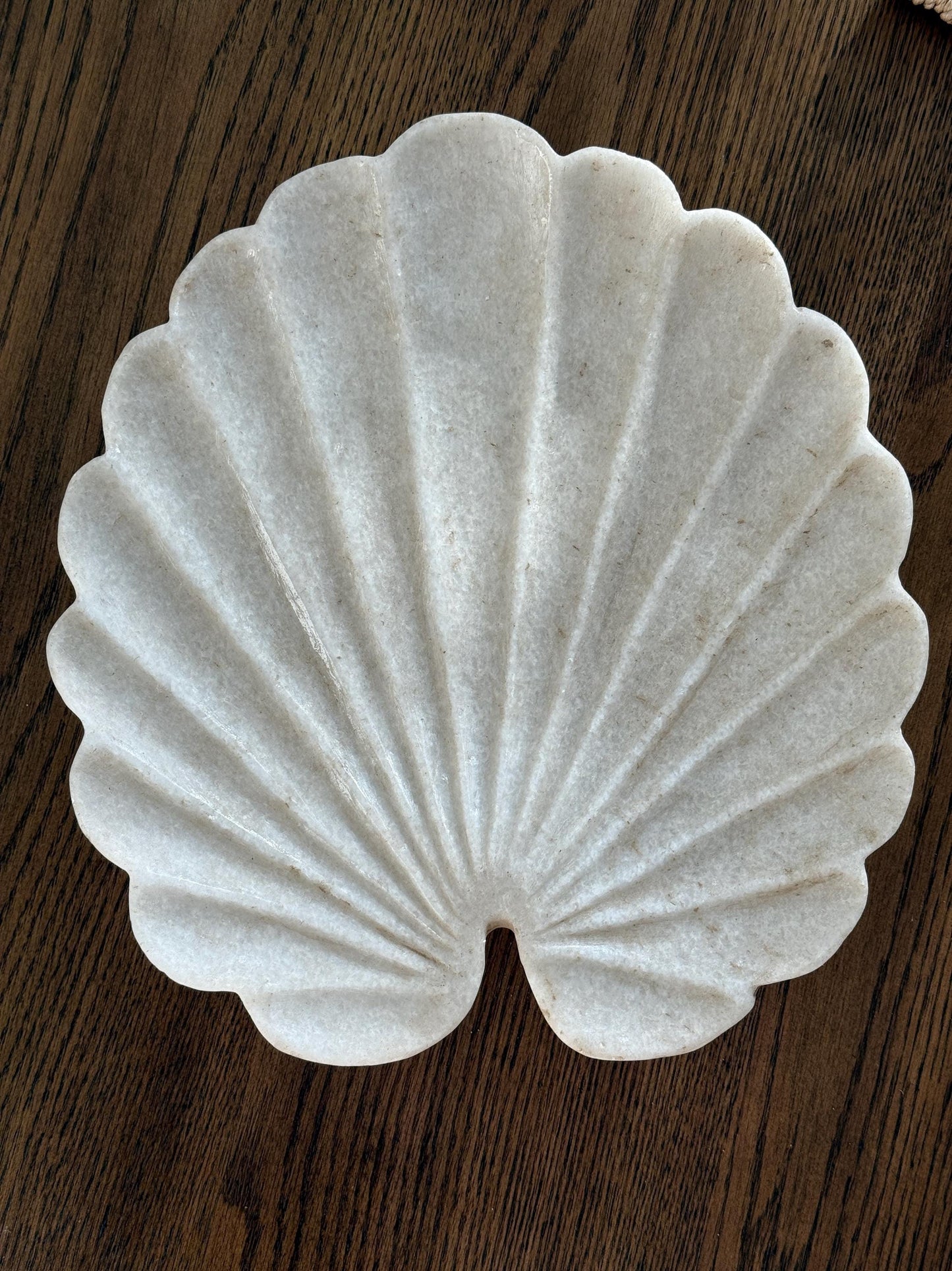 Large Marble Shell Bowl Platter