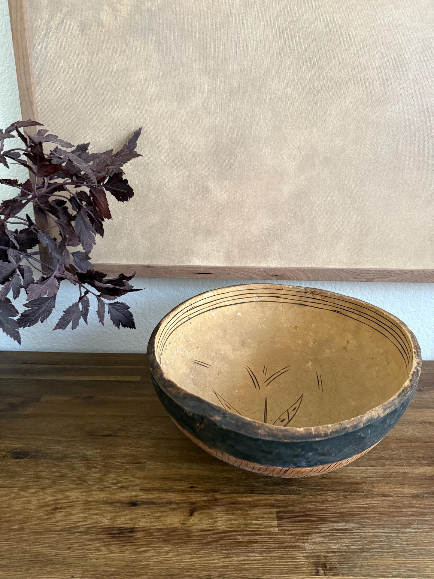 African Calabash Gourd Bowl from Nigeria