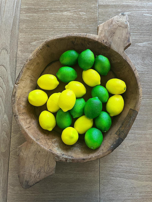 Large Vintage Wood Parat Bowl