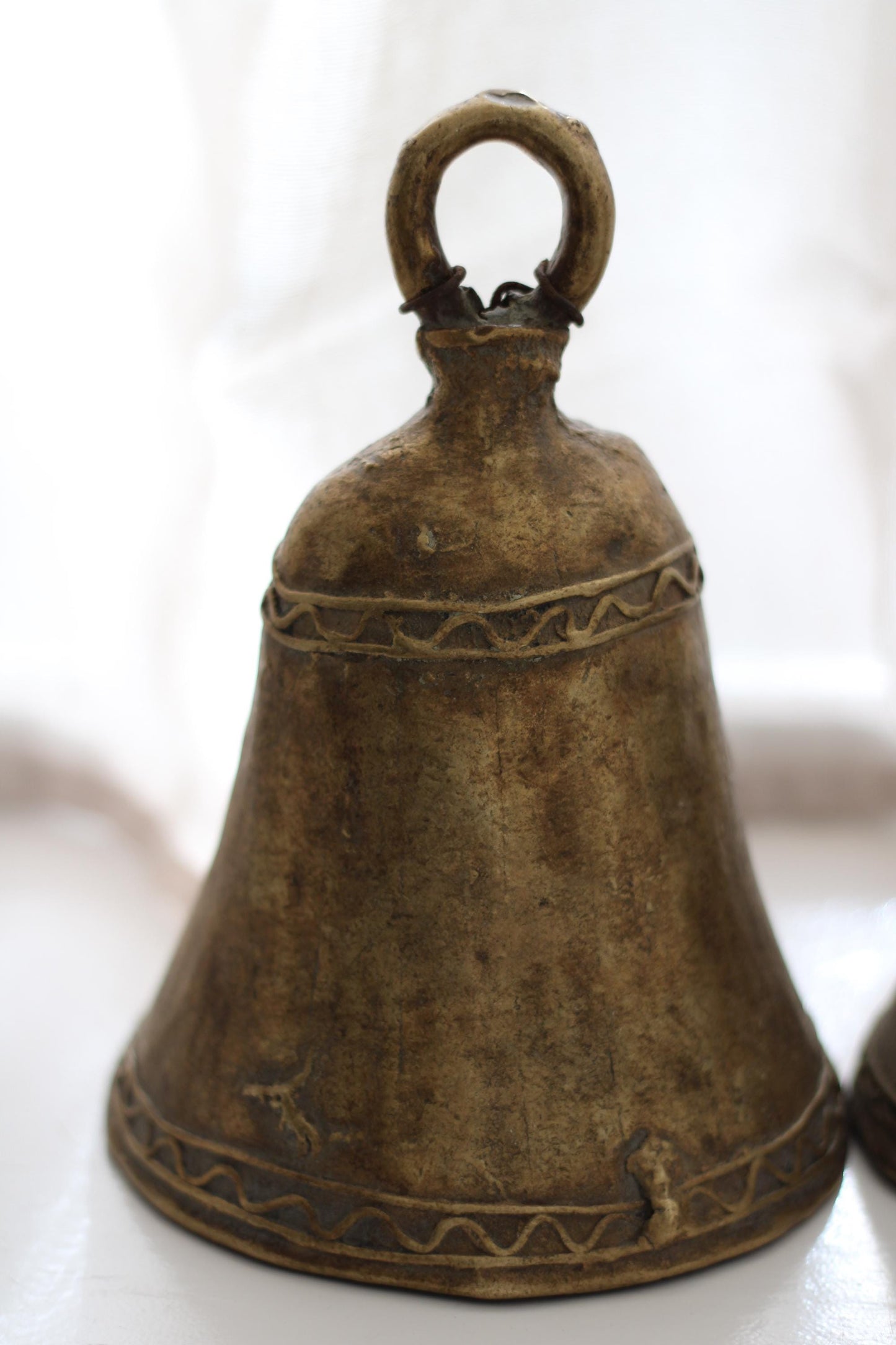 Vintage African Brass Bell Extra Large