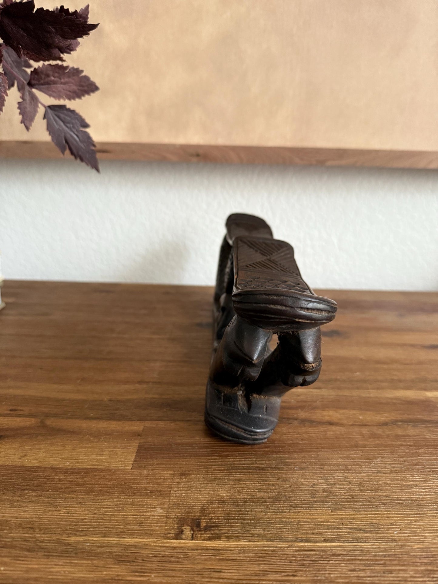 Hand Carved Chokwe Double Headrest Congo