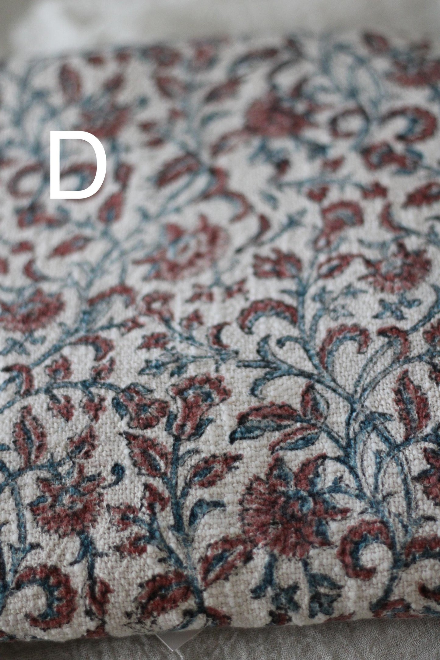 Handmade Throw Blanket Handblock Floral Print