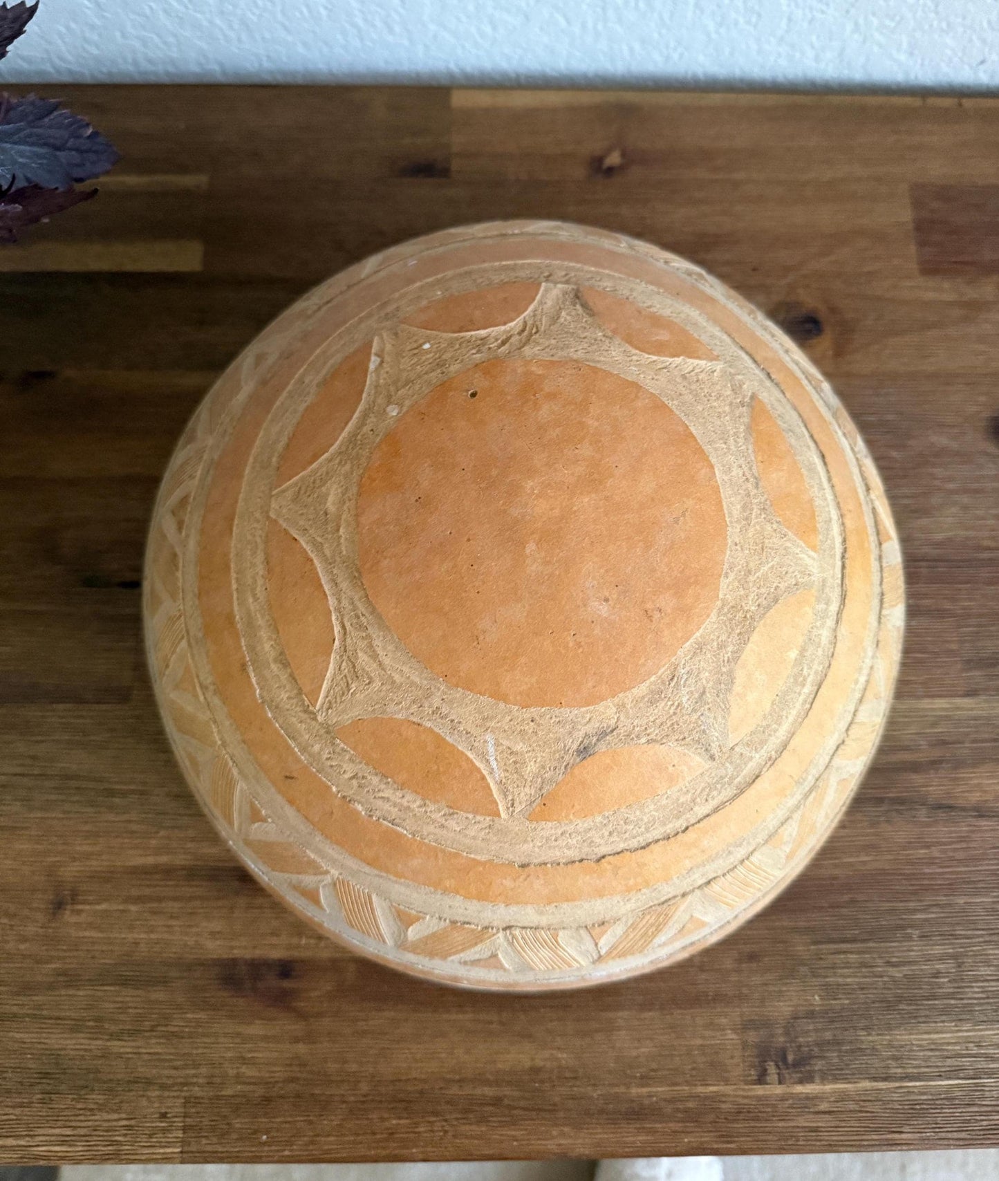 African Calabash Gourd Bowl from Nigeria