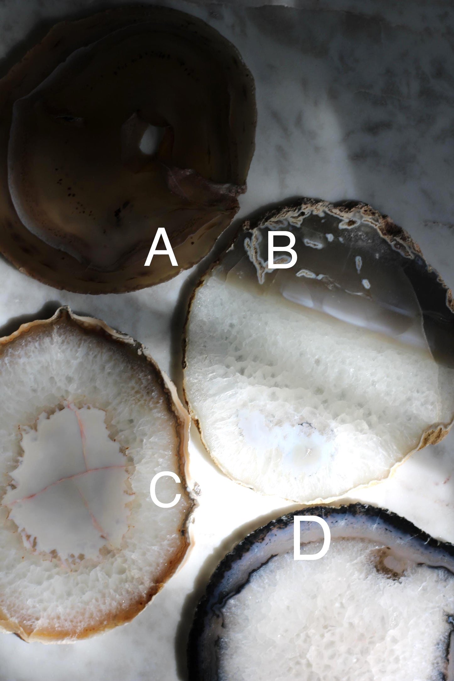 Natural Agate Slice Coaster