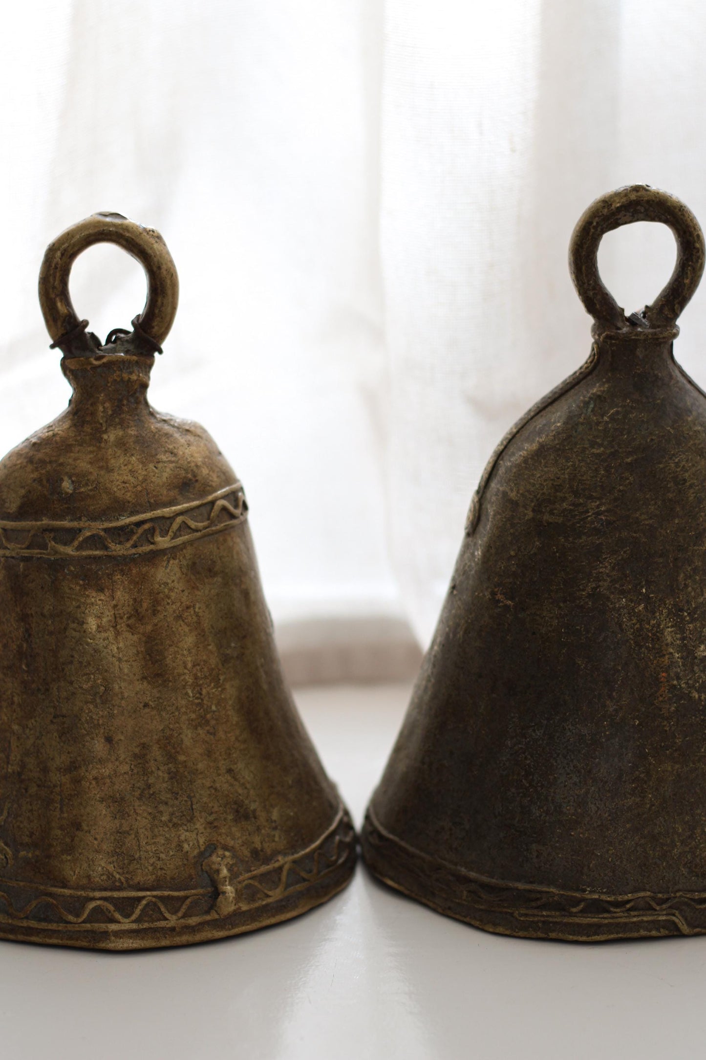 Vintage African Brass Bell Extra Large