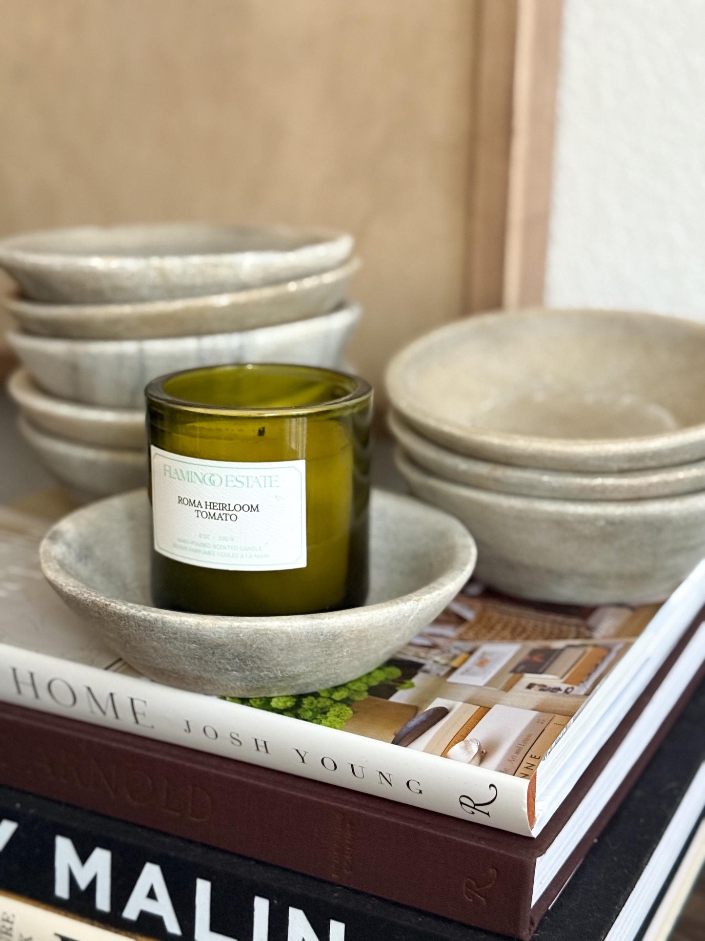 Small Vintage Marble Stone Bowl