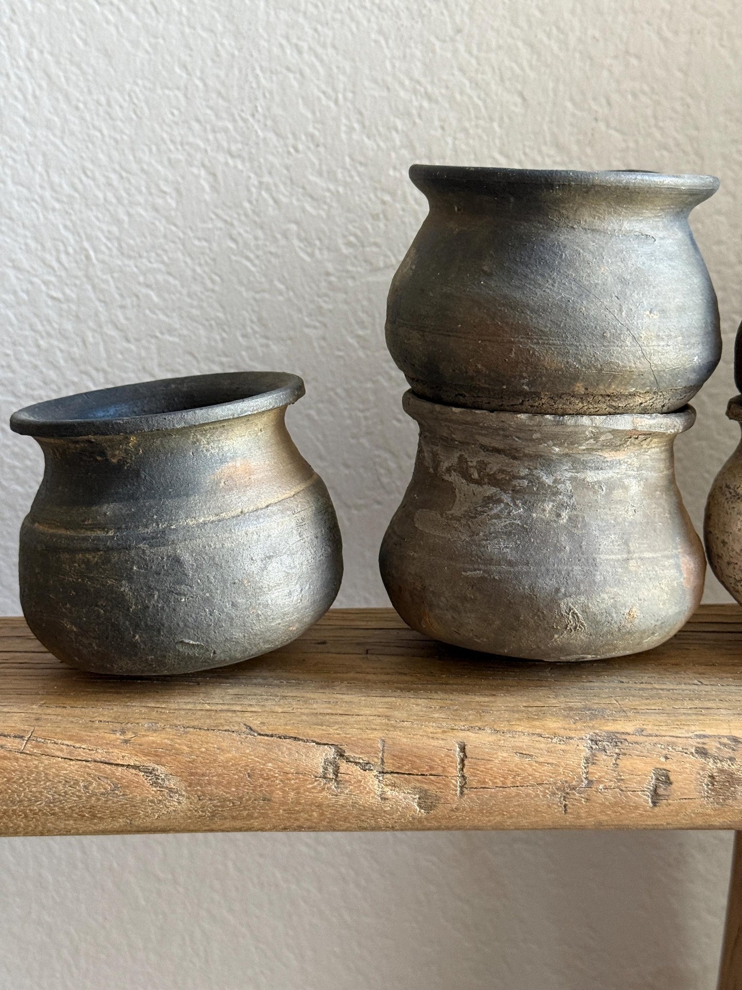 Small Vintage Clay Pot Vessel
