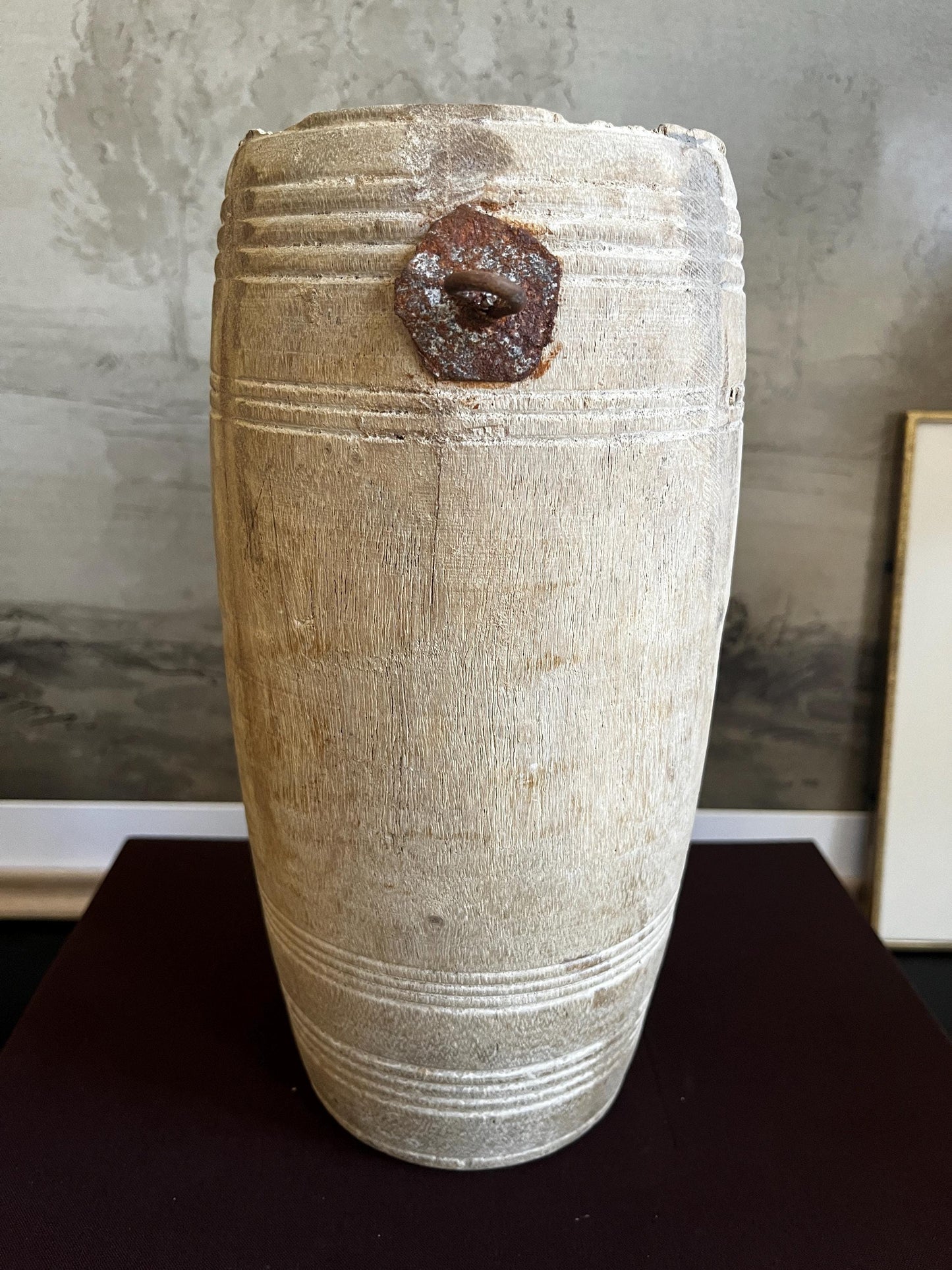 Antique Wooden Vase