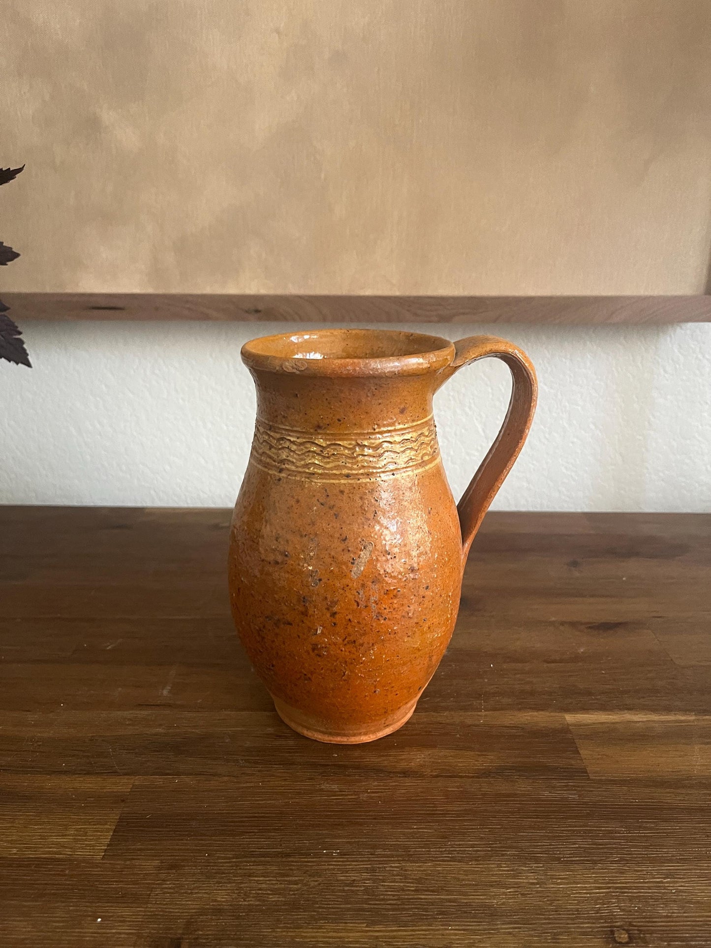 Small Vintage Turkish Olive Jar / Vase