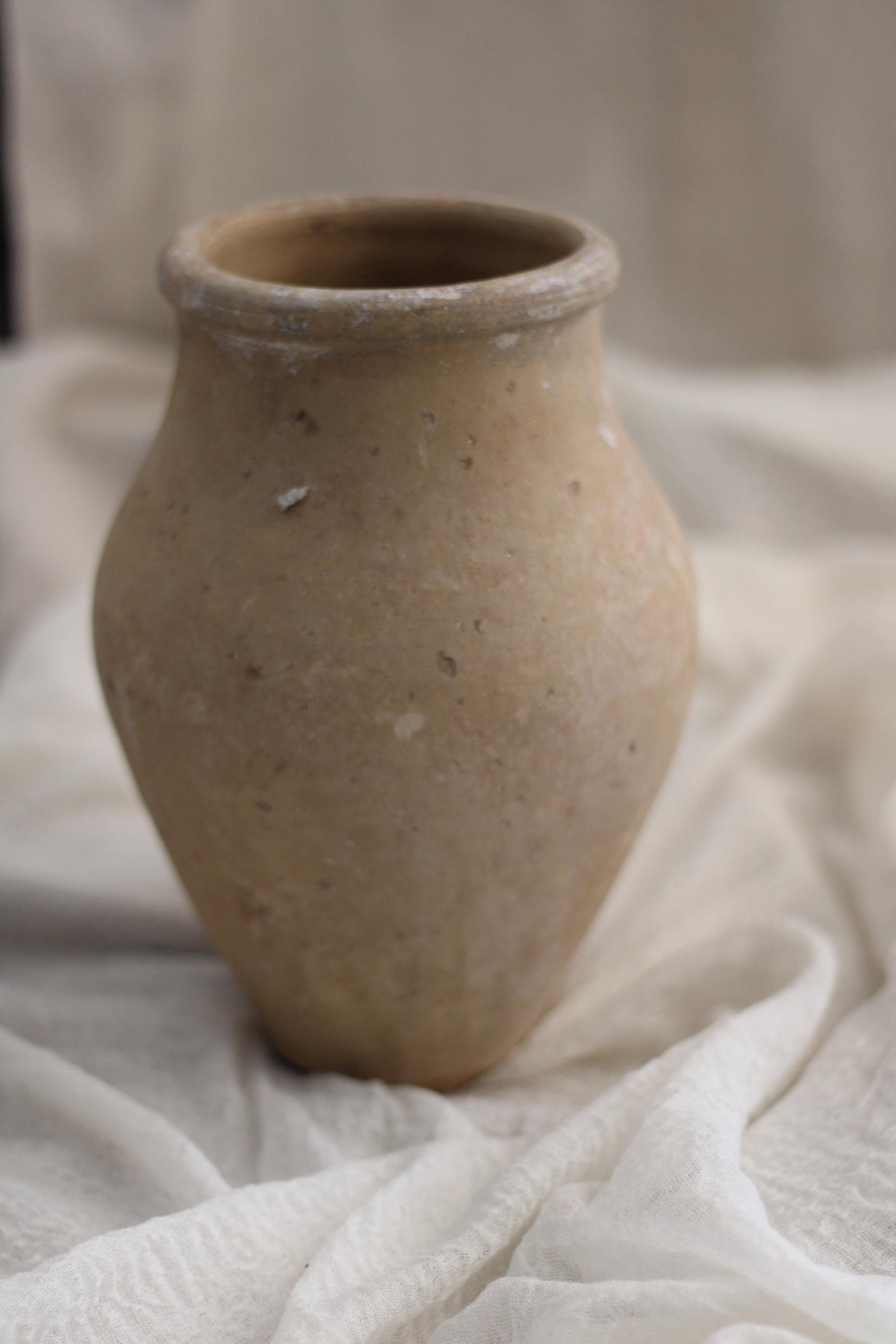 Vintage Turkish Avanos Vase / Olive Jar