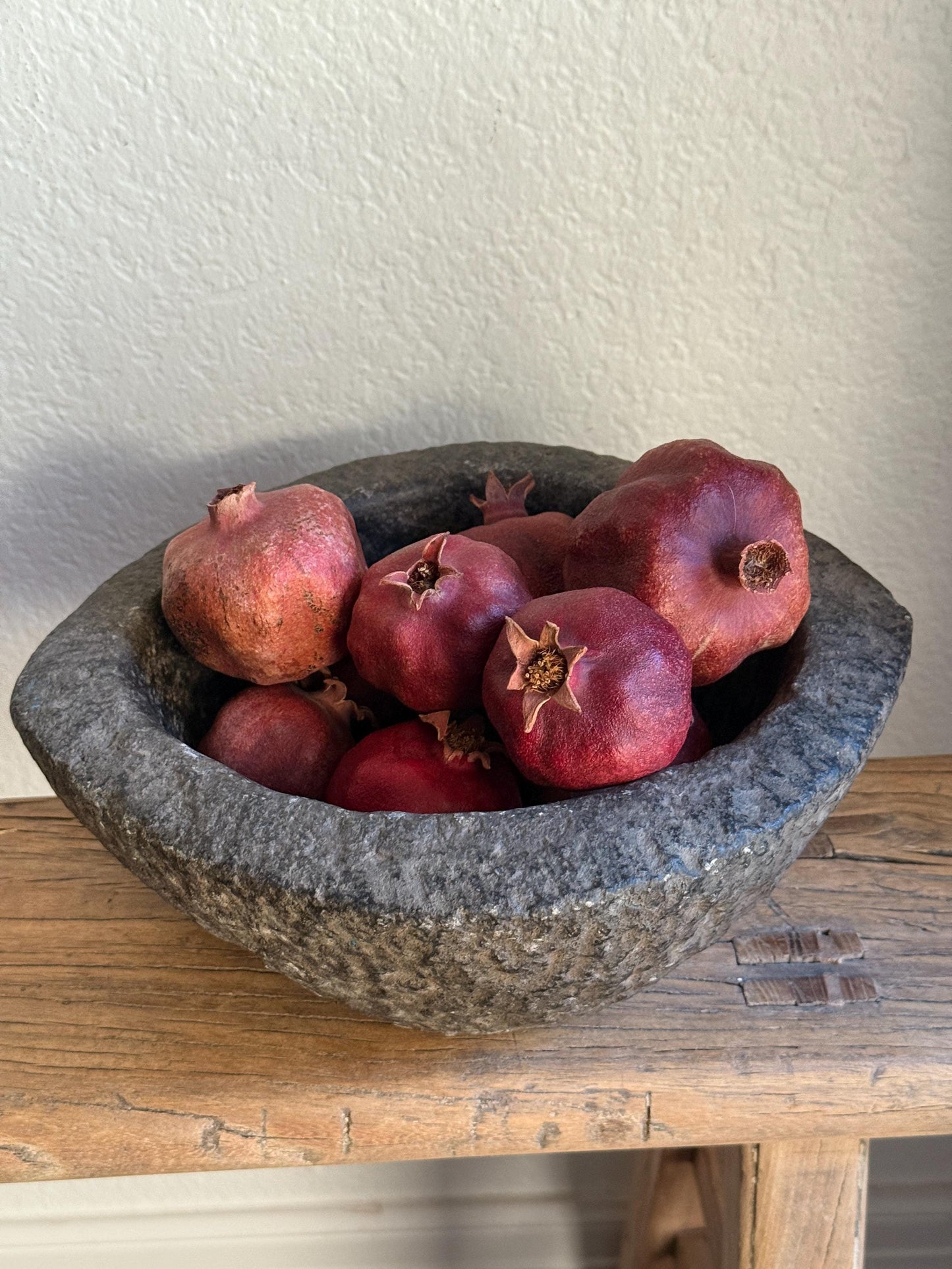 Hand Carved Stone Bowl/Mortar