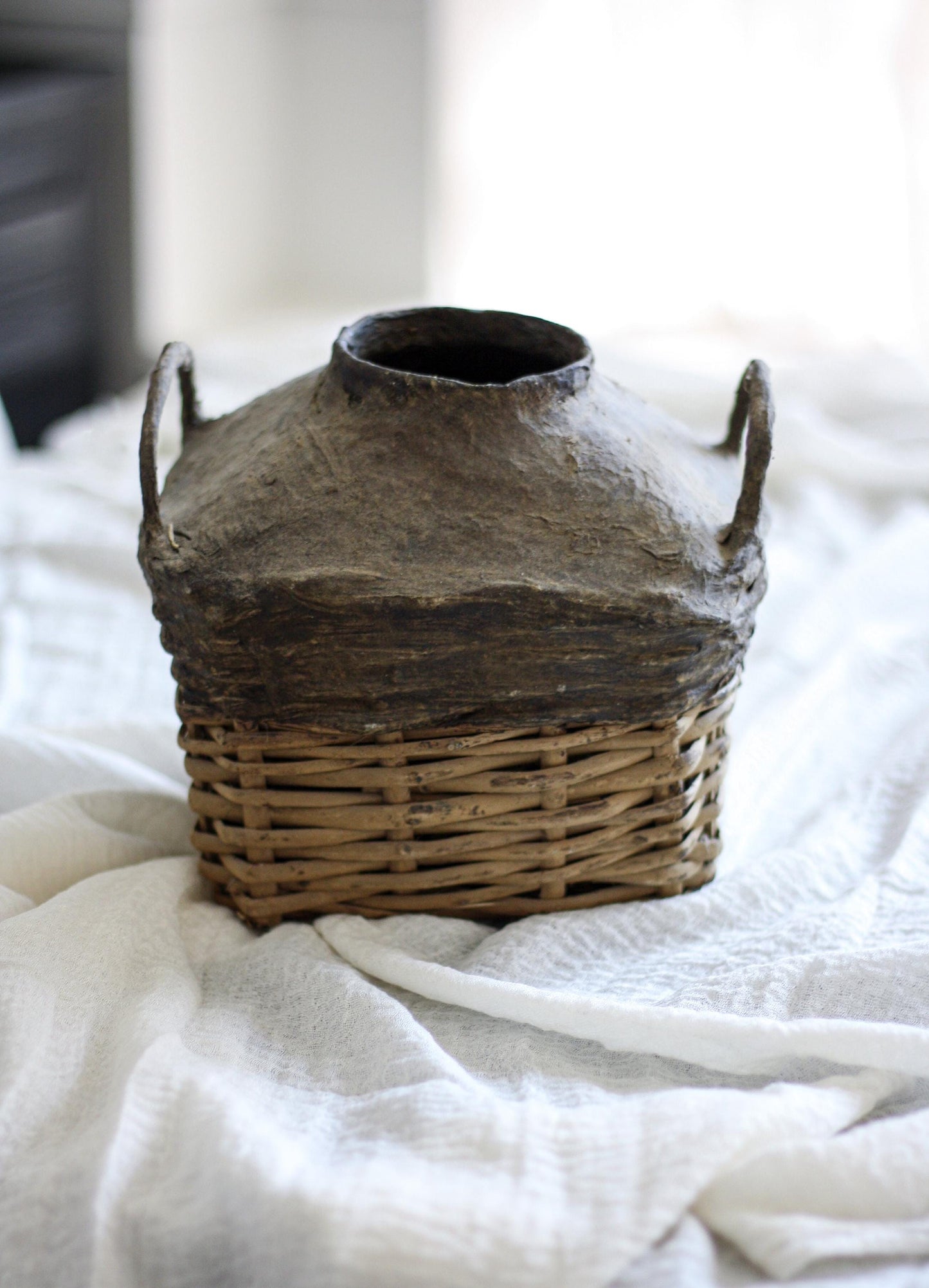 Vintage Rice Wine Basket