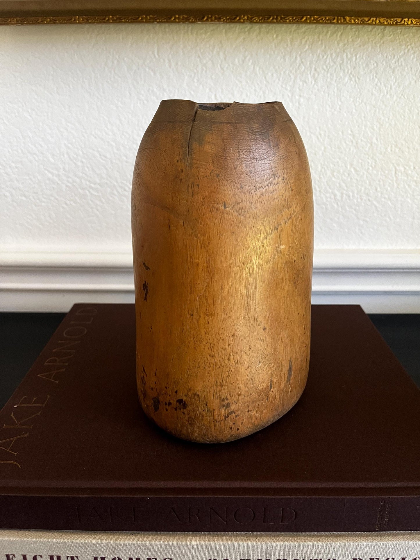 Vintage African Tutsi Wooden Vase