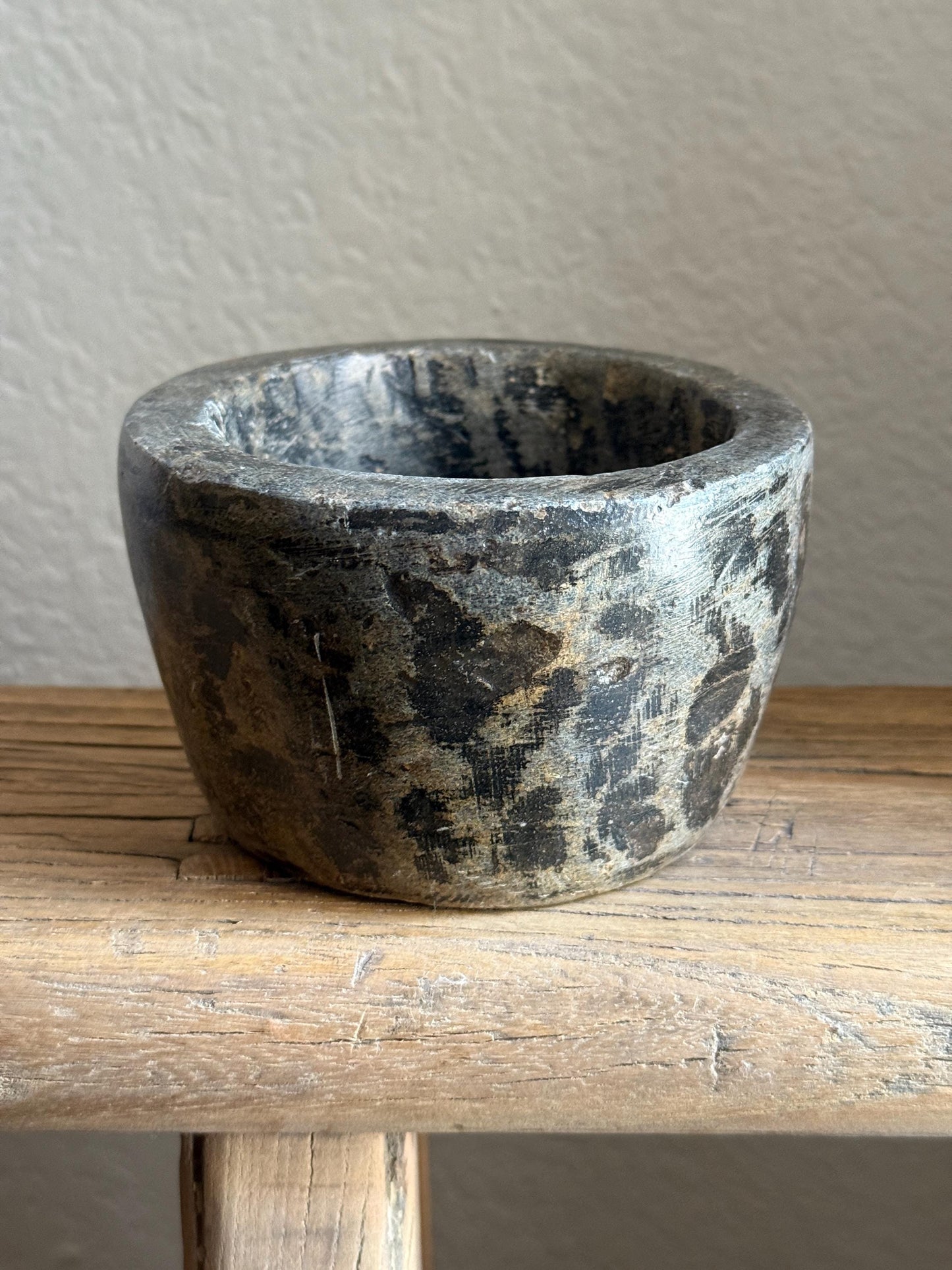 Vintage Stone Bowl / Stone Pickle Pot