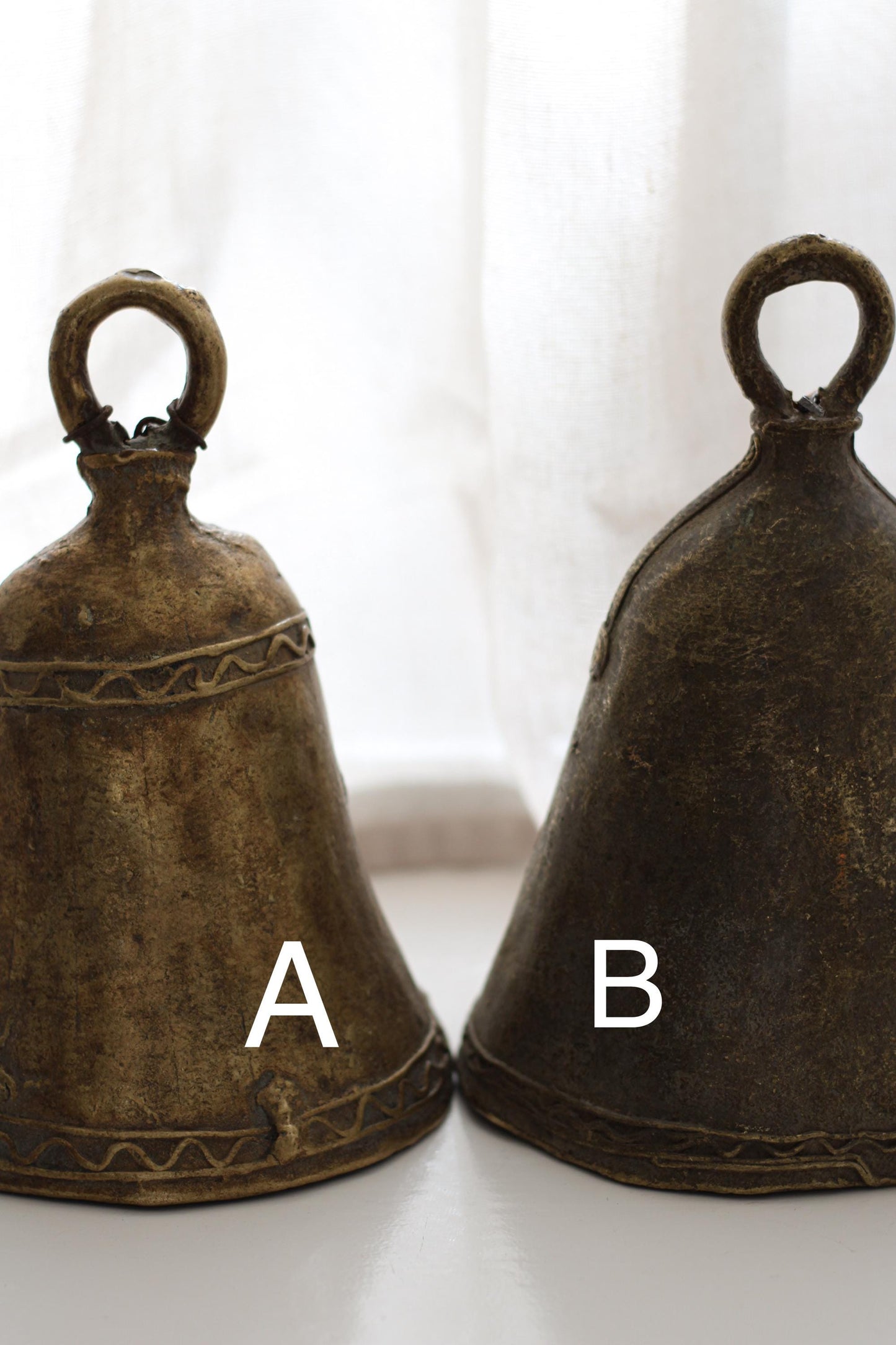 Vintage African Brass Bell Extra Large