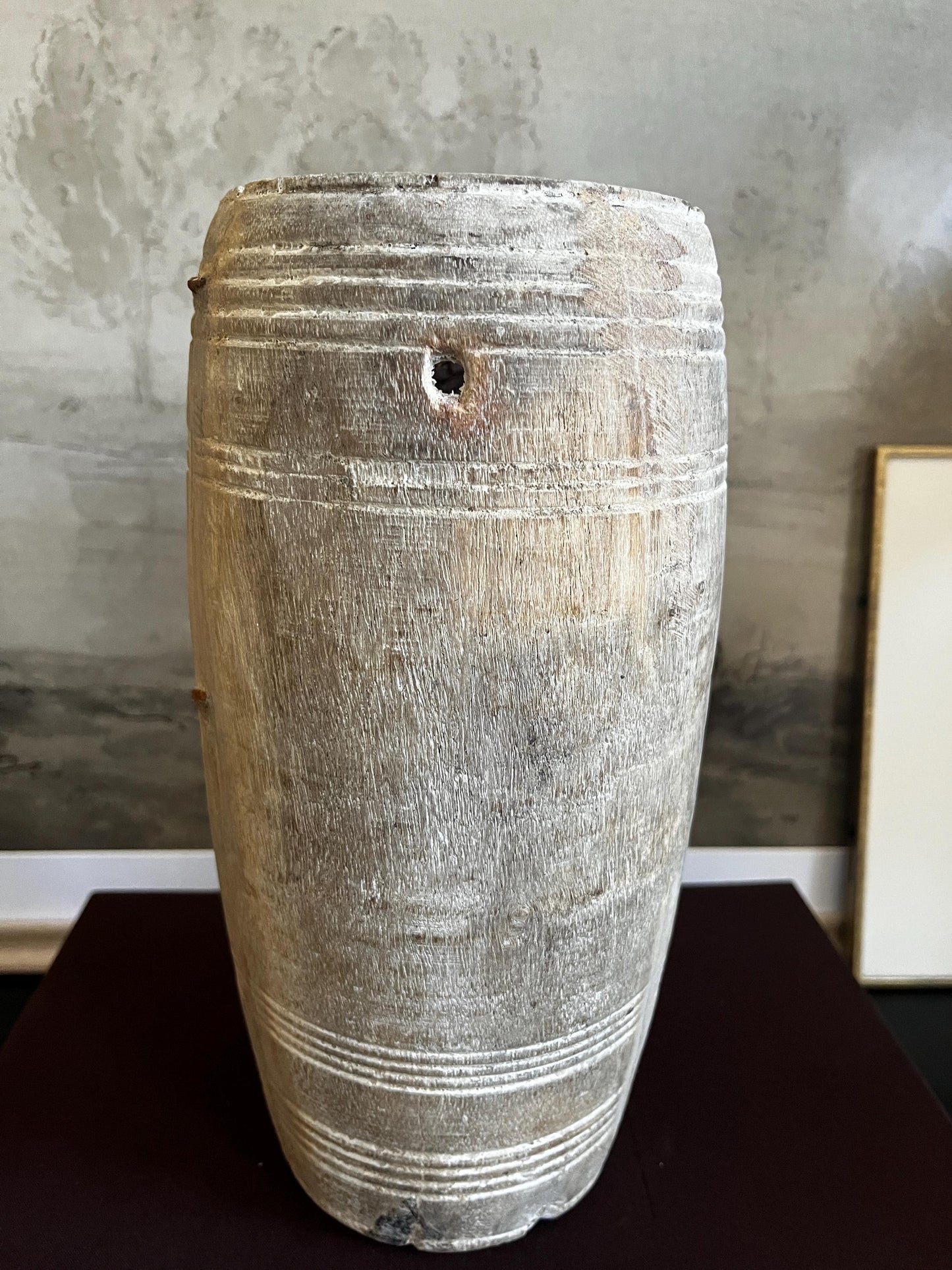 Antique Wooden Vase