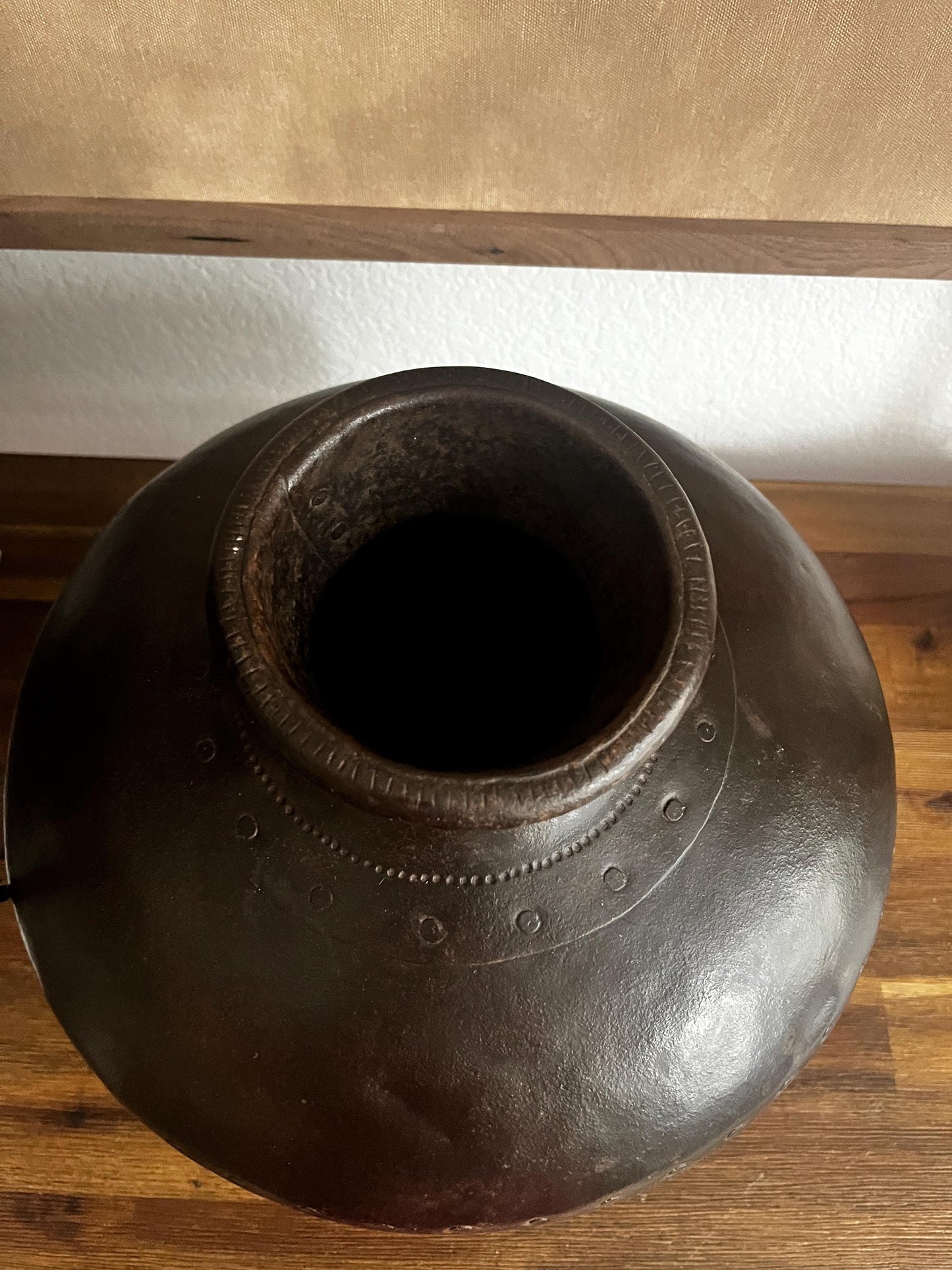 Antique Indian Metal Water Pot