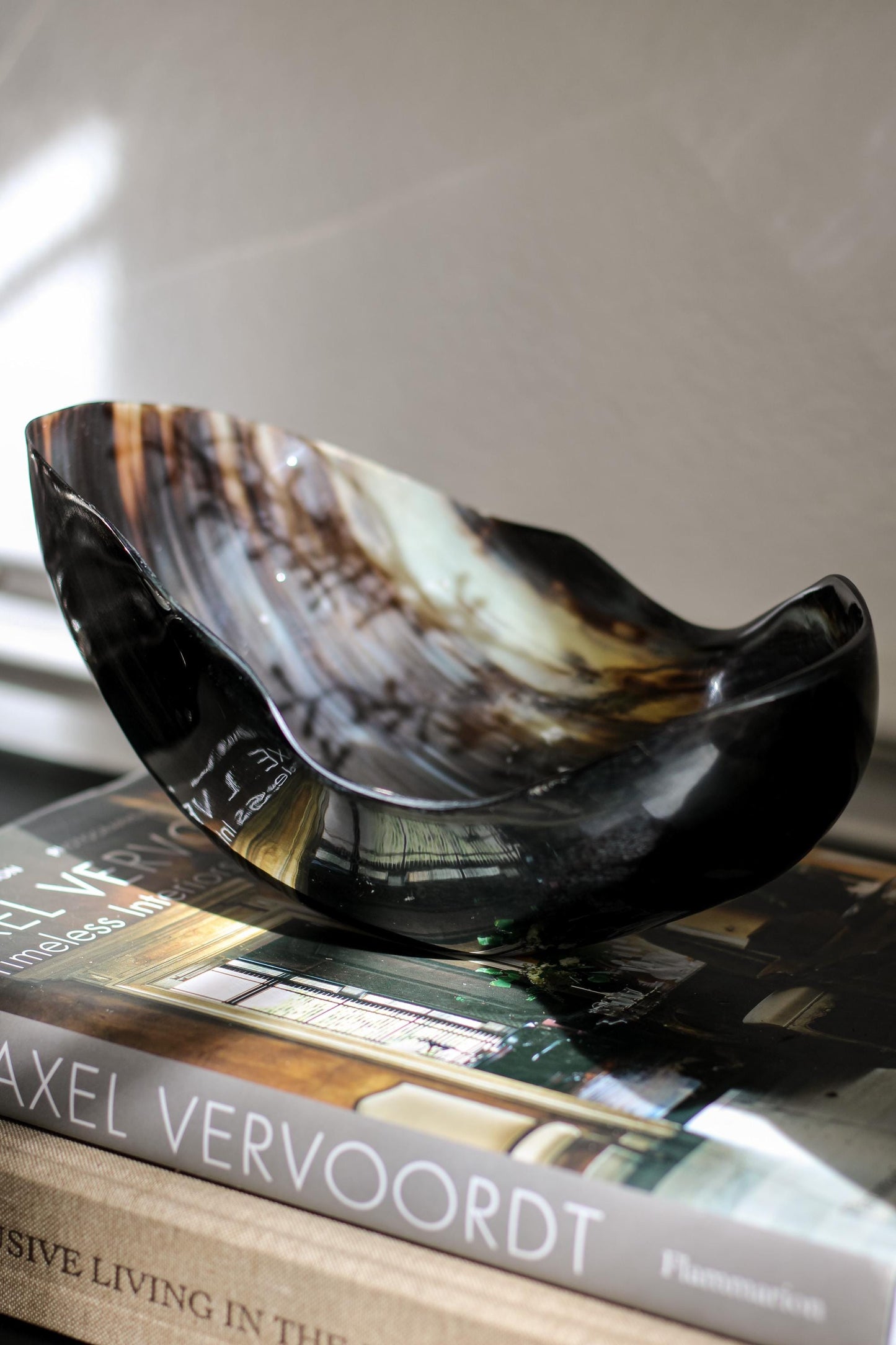 Sculptural Horn Bowl